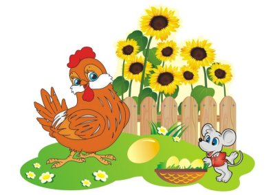 Декоративный элемент "Курочка Ряба"