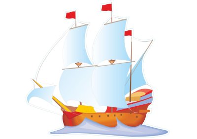 Декорация для утренников "Корабль"