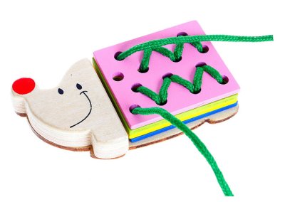 Шнуровка Изучаем фигуры "Ёжик" (2 шт.)