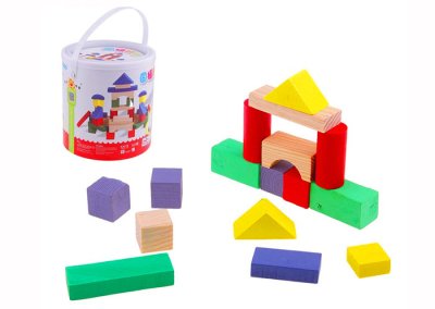 Конструктор деревянный, 40 элементов