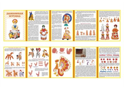 Папка-передвижка "Дымковская игрушка"