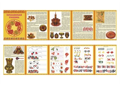 Папка-передвижка "Хохломская роспись"