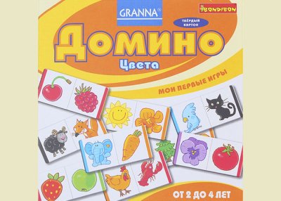Игра настольная Домино "Цвета"