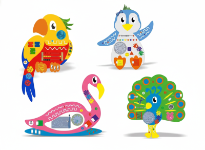 Набор бизибордов «Сад птиц» №3