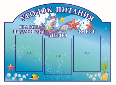 Стенд Уголок питания (Жемчужница)