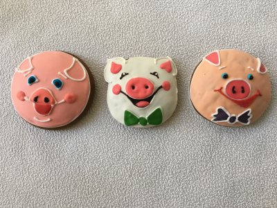 Пряник "Смайлик поросенок" ассорти 