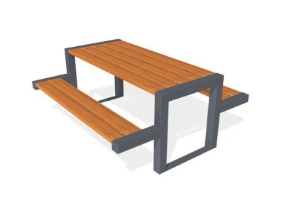 Стол уличный со скамьями «Флорида»