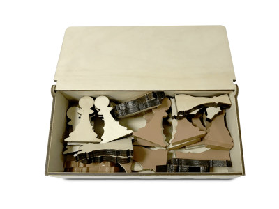 Настенная игра «2 в 1 Шашки + шахматы» НИ-01 галерея 1