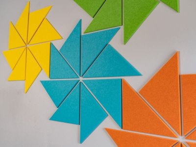 Комплект акустических войлочных стендов "Калейдоскоп" КВС-9 галерея 3