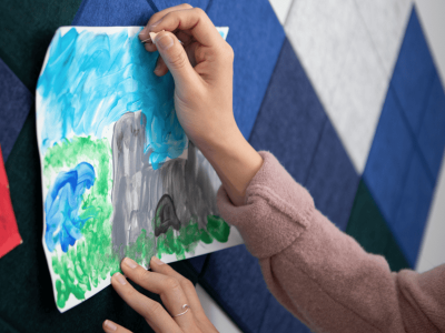 Комплект акустических войлочных стендов "Вершина" КВС-4 галерея 3