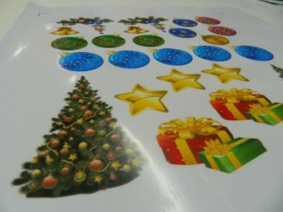 Комплект интерьерных наклеек "Новый год" 8225 галерея 1