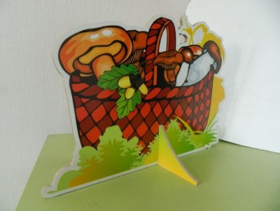 Декорация "Осенняя корзина с грибами" 8167 галерея 1