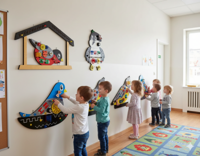 Набор настенных бизибордов «Птицы России №3» 202654128 галерея 2