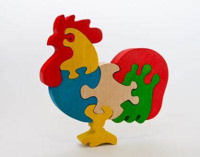 Комплект деревянных пазлов В деревне 9570 галерея 3