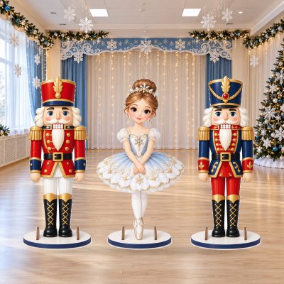 Комплект декораций «Щелкунчики и балерина» 52877 галерея 3