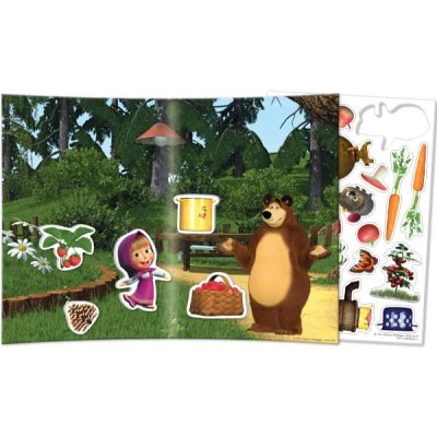Игры с наклейками Маша и медведь 9768 галерея 4