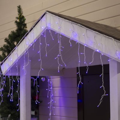 БАХРОМА уличная, УМС, Ш:3м, В:0.6м, Н.Б. 3W LED-160-220V, ФИОЛЕТ 