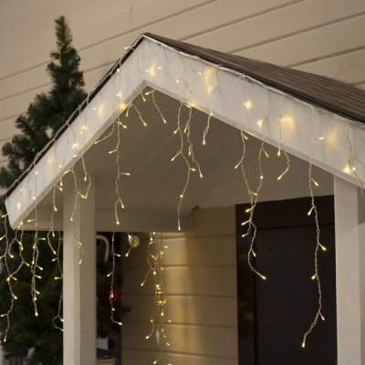 БАХРОМА уличная, УМС, Ш:3м, В:0.6м, Н.С. 3W LED-160-220V, Т/БЕЛЫЙ 
