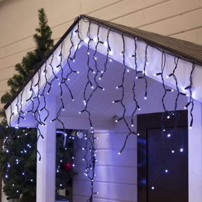 БАХРОМА уличная, УМС, Ш:3м, В:0.6м, Н.Т. 2W Каучук LED(IP65)-160-220V, БЕЛЫЙ 