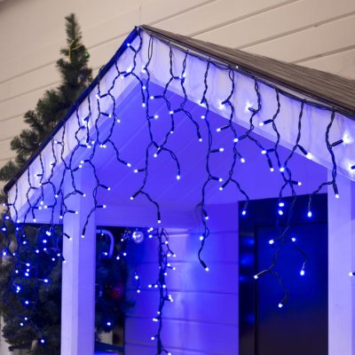 БАХРОМА уличная, УМС, Ш:3м, В:0.6м, Н.Т. 2W Каучук LED(IP65)-160-220V, СИНИЙ 