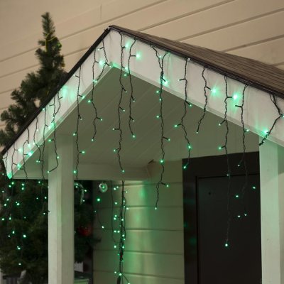 БАХРОМА уличная, УМС, Ш:3м, В:0.6м, Н.Т. 3W LED-160-220V, ЗЕЛЕНЫЙ 