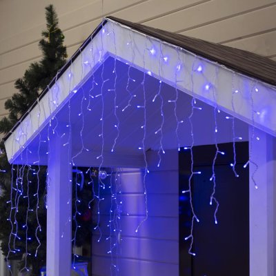 БАХРОМА уличная, УМС, Ш:3м, В:0.9м, Н.С. 3W LED-232-220V, СИНИЙ 