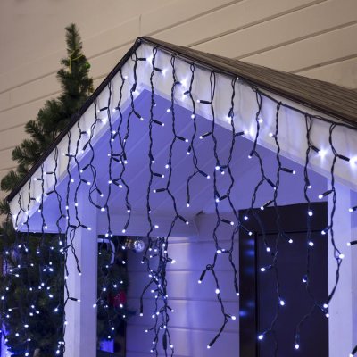 БАХРОМА уличная, УМС, Ш:3м, В:0.9м, Н.Т. 2W Каучук LED(IP65)-232-220V, БЕЛЫЙ 