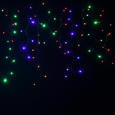 БАХРОМА уличная, УМС, Ш:3м, В:0.9м, Н.Т. 2W Каучук LED(IP65)-232-220V, МУЛЬТИ 