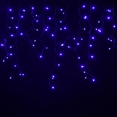 БАХРОМА уличная, УМС, Ш:3м, В:0.9м, Н.Т. 2W Каучук LED(IP65)-232-220V, СИНИЙ 