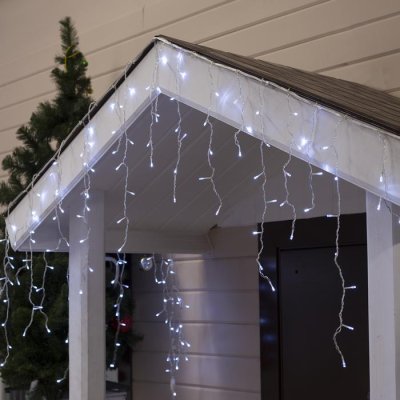 БАХРОМА уличная, УМС,Ш: 3м, В:0.6м, Н.С. 3W LED-160-220V, БЕЛЫЙ 