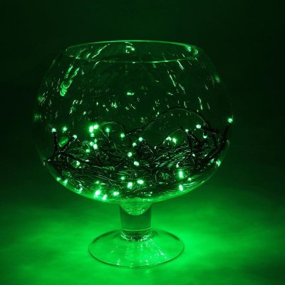 Гирлянда "Метраж" улич. УМС, 10 м, Н.Т., 2W LED-100-24В, БЕЗ контр., ЗЕЛЕНЫЙ 