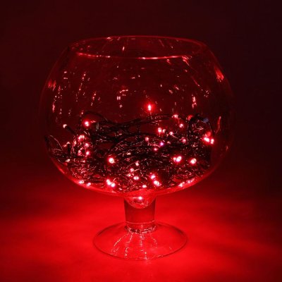 Гирлянда "Метраж" улич. УМС, 10 м, Н.Т., 2W LED-100-24В, БЕЗ контр., КРАСНЫЙ 