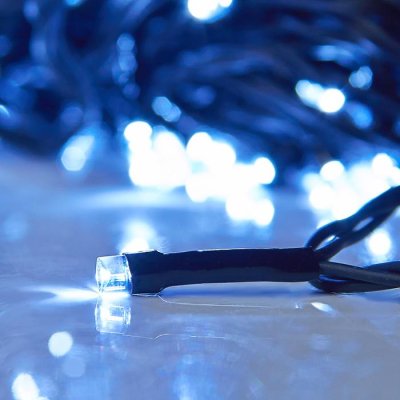 НИТЬ уличная, УМС, 10 м, Н.Т. 2W LED-100-24В, БЕЗ контр. БЕЛЫЙ 