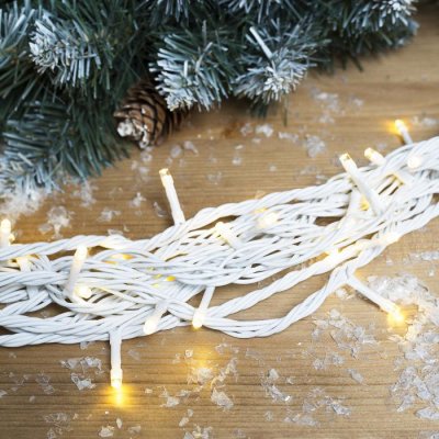 НИТЬ уличная, УМС, Д: 10 м, Н.Б. 3W LED-100-220V, Т/БЕЛЫЙ 