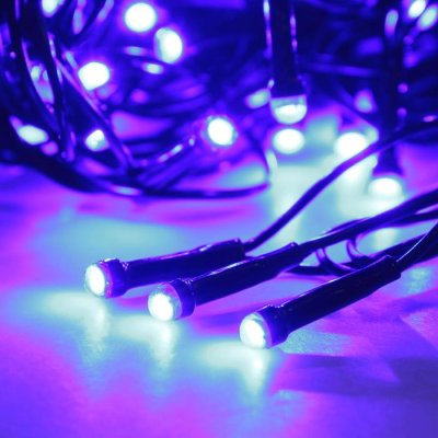 НИТЬ уличная, УМС, Д: 10 м, Н.Т. 3W LED(SMD-SB)-72-220V, СИНИЙ 