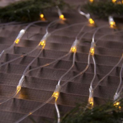 СЕТЬ, уличная УМС Ш:2м, В:1,5м, Н.С. 3W LED-192-220V, ЖЕЛТЫЙ 