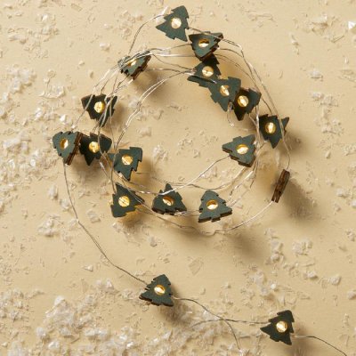 НИТЬ, 2 м, "Роса", с насад, "Ёлка синяя", LED-20-3V, 2*АА (не в компл), фиксинг, Т/БЕЛЫЙ    