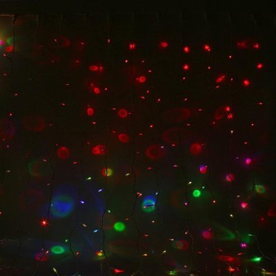 Гирлянда "Занавес" улич. УМС, Ш:2 м, В:3 м, Н.Б. 2W LED-760-220V, БЕЗ контр. МУЛЬТИ(RGB) 