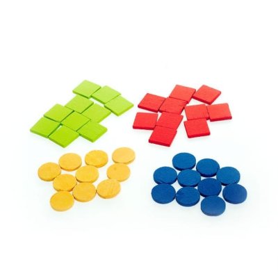 Счетный набор из дерева (в комплекте брусок для счетных палочек) 9664 галерея 2