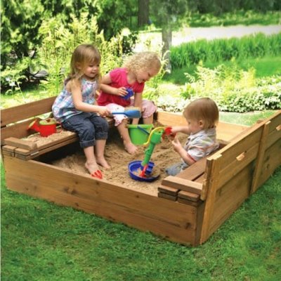 Песочница деревянная с лавочками 3 11418 галерея 2