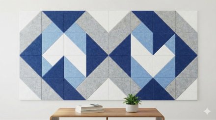 Комплект акустических войлочных стендов "Кристальная симметрия"