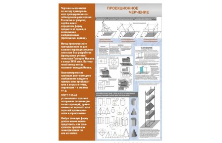 Стенд "Проекционное черчение"