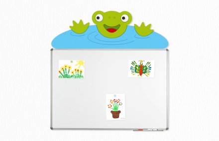 Декорация для магнитной доски 120х90см "Жабка"