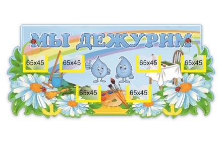 Стенд Мы дежурим 