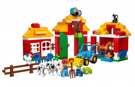 Большая ферма LEGO DUPLO 154 детали, 1.5-5 лет