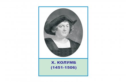 Стенд портрет Христофор Колумб