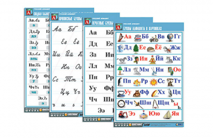 Комплект таблиц "Русский алфавит"