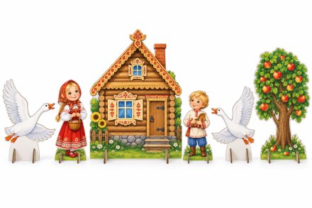 Комплект декораций «Гуси-лебеди»