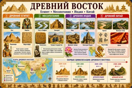 Учебный стенд для кабинета истории «Древний Восток»
