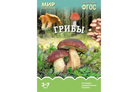 ФГОС Мир в картинках. Грибы